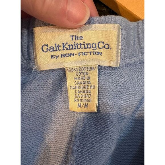 The Galt Knitting Co. Men's M Light Blue Sweat Shorts Set Casual - Picture 6 of 8